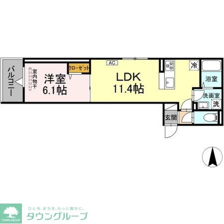 グラナーデ六町IIの物件内観写真